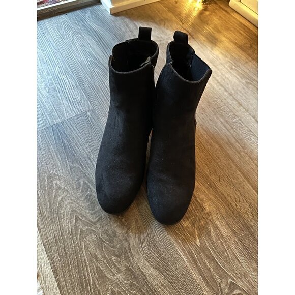 Dream Paris Black Booties Size 8 - Picture 4 of 10